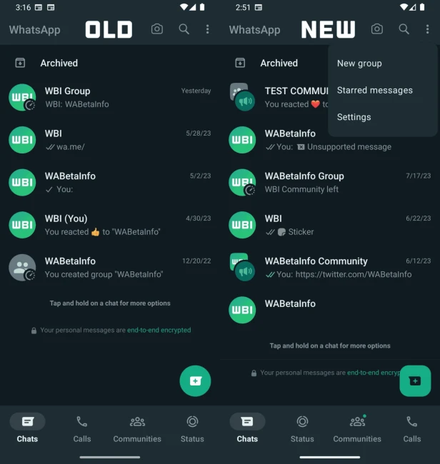 WhatsApp Yeni Güncellemeyle Tasarımını Değiştiriyor